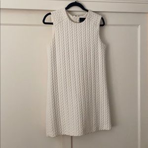 White Quilted Dress